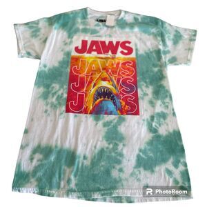 Men's Graphic T-shirt Jaws Tie Dye Art. NWT.